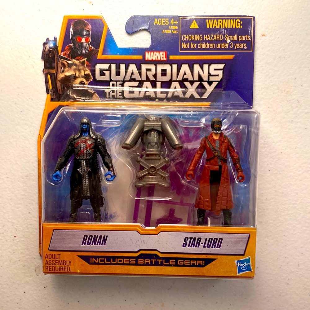 NEW Unopened 2013 Guardians of the Galaxy Marvel Star-Lord & Ronan playset